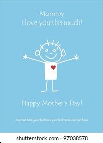 Love You Mum Stock Vector (Royalty Free) 97038572 | Shutterstock