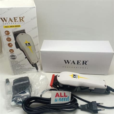 Jual Hair Clipper Alat Cukur Rambut Listrik Waer Wa 8808 Shopee