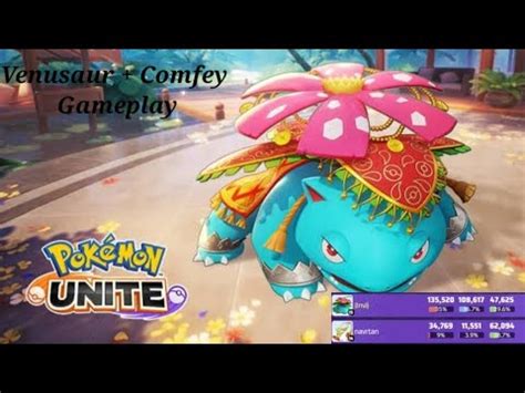 Venusaur Comfey Gameplay Pokemon Unite Pokemonunite Pokemon