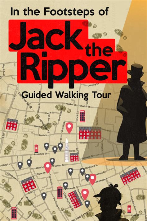 Jack The Ripper Tour Map