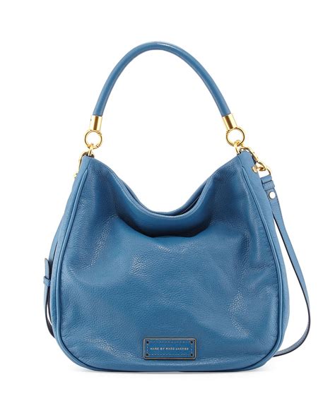 Marc By Marc Jacobs Too Hot To Handle Hobo Bag In Blue BLUESTONE Lyst