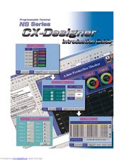 Omron Cx Designer Introduction Guide Manuals Manualslib