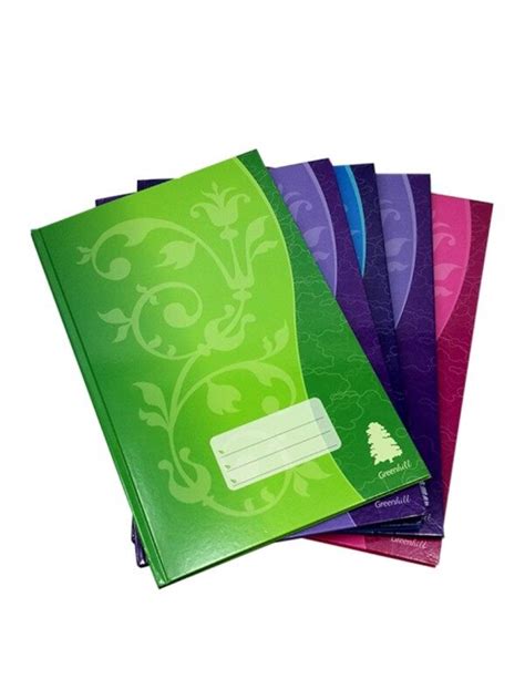 Greenhill F4 300pgs Hard Cover Foolscap Book Buku Log Panjang Kulit