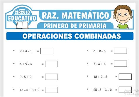 Ejercicio Online De Operaciones Combinadas Para Primaria Themeloader