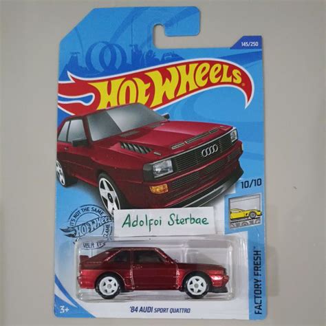 Jual Hotwheels Hot Wheels Audi Sport Quattro Factory Fresh Ths Th Ban Karet Free Protector