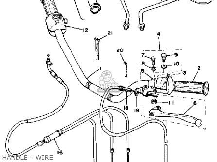 Yamaha RD400 1978 USA parts lists and schematics