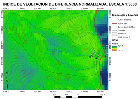 2 2 Mapa del Indice de Vegetación de Diferencia Normalizada