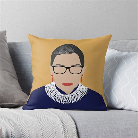 Ruth Bader Ginsburg Pillow Ruth Bader Ginsburg Throw Pillow Notorious