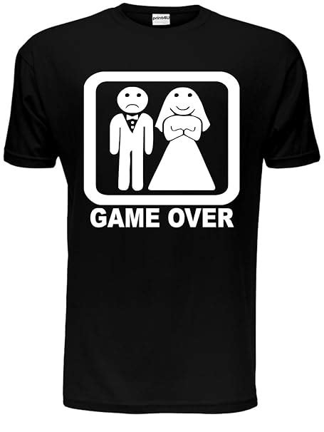 Game Over Funny Stag Do Mens T Shirt Size S Xxl Uk Clothing