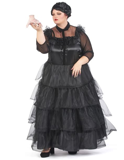 Gothic Kleid F R Damen Plus Size Schwarz G Nstige Faschings Kost Me