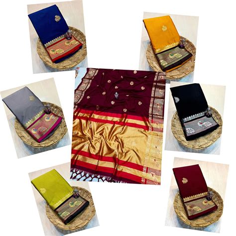 Aab Cotton Paithani Mercerised Exclusive Soft Silk Saree Collection