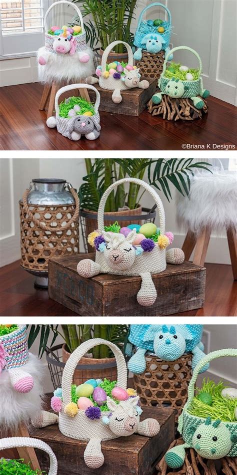 The best 30 crochet easter baskets – Artofit