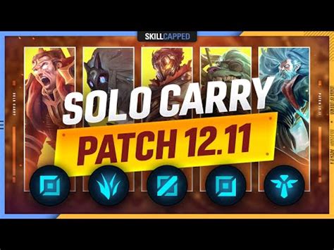 Best Solo Carry Champions For Every Role In Patch League Of