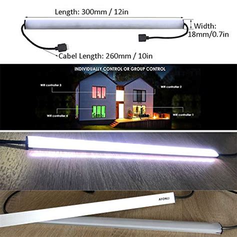 LED Under Cabinet Lighting, Dimmable Under Counter LED Light Bar, WiFi ...