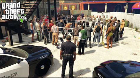 GTA 5 FIGHT CLUB MOD COPS CALLED GTA 5 Mods YouTube