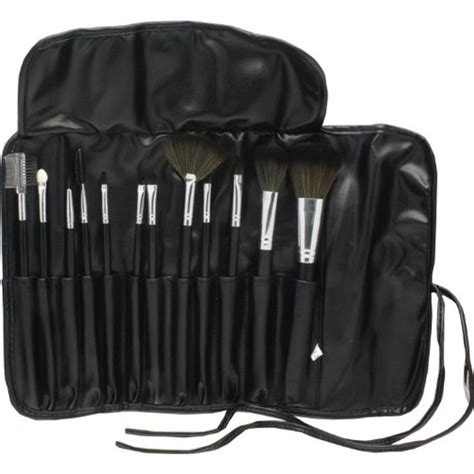 True Gear 12pc Cosmetic Brush Set Black Cosmetic Brush Set It Cosmetics Brushes Makeup