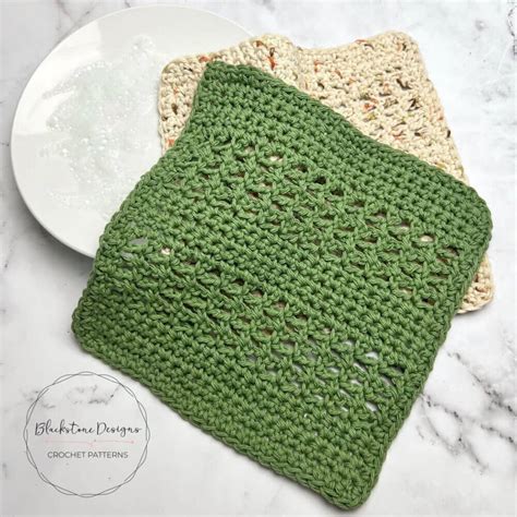 How To Make The Beginner Single Crochet Dishcloth Free Pattern