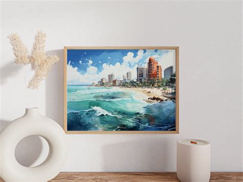 Cancún Painting Cancún Wall Art Cancún Poster Cancún Photo - Etsy