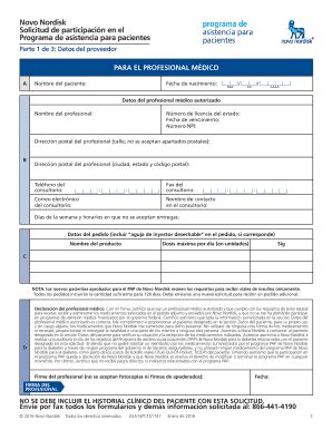 Completable En L Nea Needymeds Novo Nordisk Programa De Solicitud De