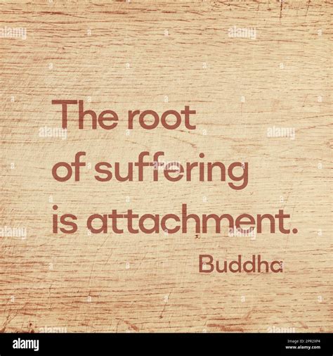 The root of suffering is attachment - famous quote of Gautama Buddha ...