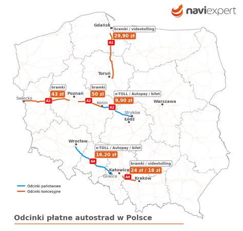 Карта платных дорог польша