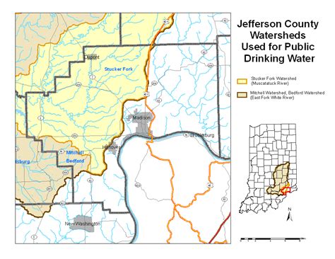 Jefferson County Watershed Map