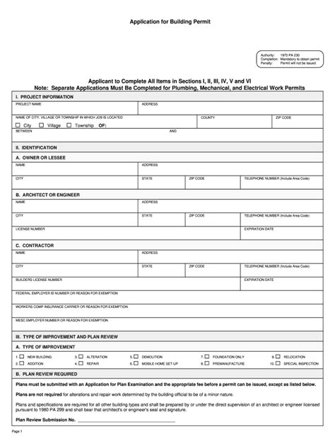 Building Permit Template Fast And Easy To Use Airslate Signnow