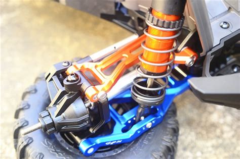 TRAXXAS MAXX 4S CNC ALLOY FRONT REAR UPPER SUSPENSION ARMS GPM