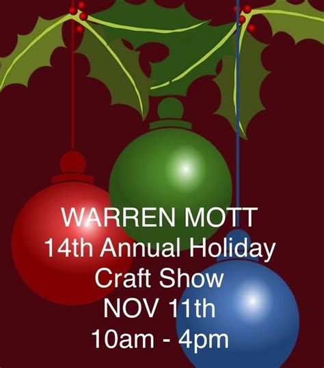 Bigtime Bagtime At Warren Mott For The 14th Annual Holiday Craft Show