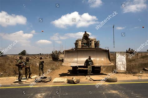 Israeli Soldiers Attend Military Training Armored Editorial Stock Photo ...