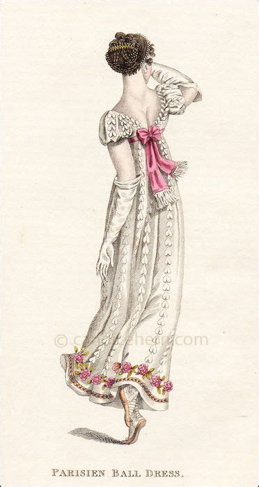 Ball Dress Fashion Plate The Me I Saw Regency Era Fashion