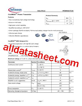 Ipd R K C A Pdf Infineon Technologies Ag