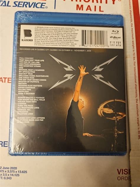 Metallica Quebec Magnetic Blu Ray Brand New Unopened 762181241008 EBay