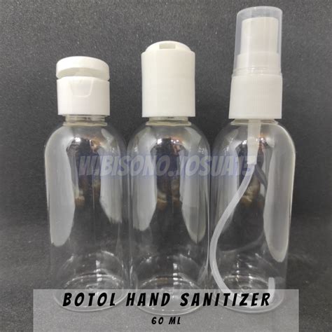 Jual Botol Hand Sanitizer 60 Ml Botol Plastik PET Kecil 60 Ml Botol