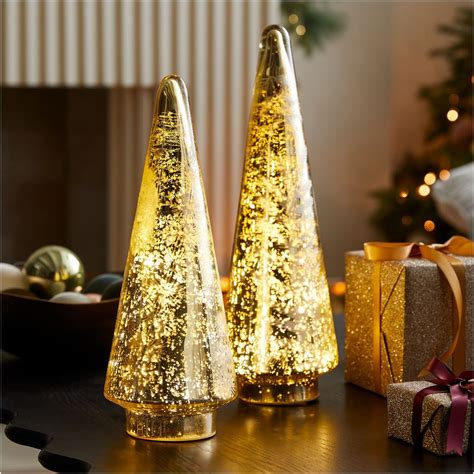 Light Up Mercury Shadow Tabletop Trees West Elm Uk