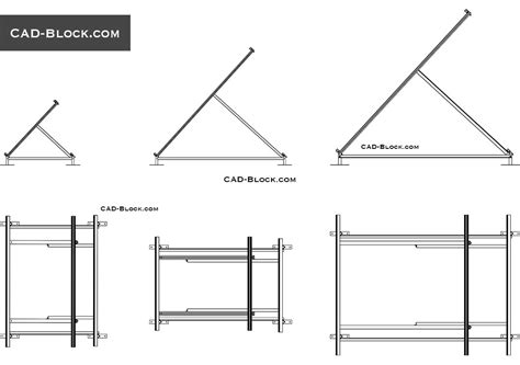 Solar Panel Installation CAD block, download free DWG file