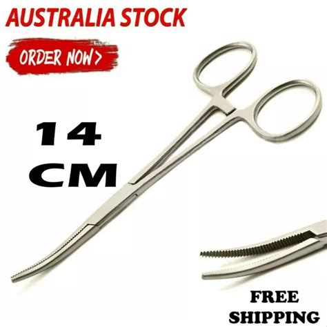 SURGICAL KELLY Locking Artery Forceps Curved Hemostat Needle Plier 14