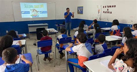 Ação Sala Limpa chega à Escola Maria das Neves Prefeitura Municipal