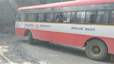 Ksrtc Bus And Tourist Bus Slowly Turning On Big Hairpinbend Road At MM