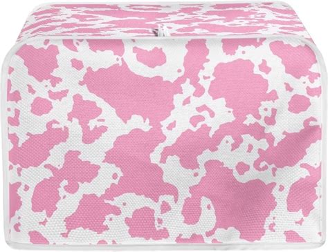 Amazon Zfrxign Pink Cow Toaster Cover Slice Wide Slot Toaster