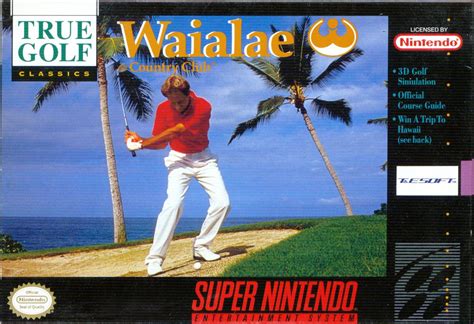 True Golf Classics Waialae Country Club Credits PC 98 1991 MobyGames