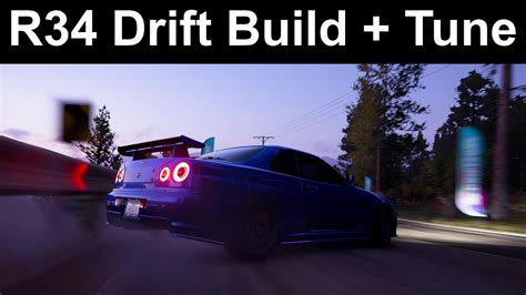 Forza Horizon 5 Nissan Skyline R34 Gtr Drift Build Youtube