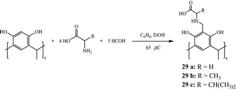 Synthesis Of The Amino Acid Calix 4 Resorcinarenes 29 Download