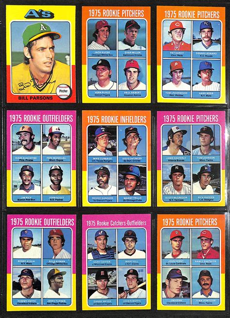 Lot Detail 1975 Topps Baseball Complete Set W George Brett Robin