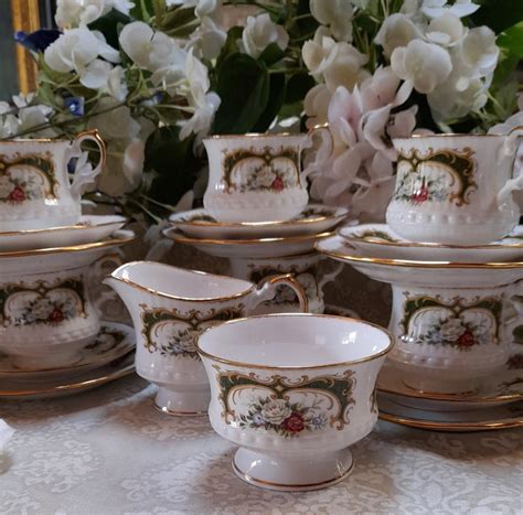 Vintage Queens Rosina China Tea Set Etsy