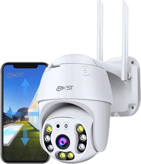 Buy Pkst Wi Fi Smart Outdoor Ptz Camera With Live Monitoring Two