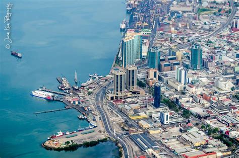 Aerial View Of Wrightson Road Port Of Spain Trinidad ©jason Khan