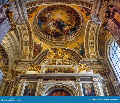 Sophisticated Interior Architecture Of St Isaac S Cathedral Interior