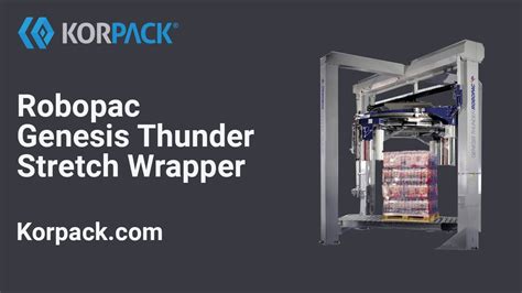 Robopac Genesis Thunder Stretch Wrapper From Korpack Youtube