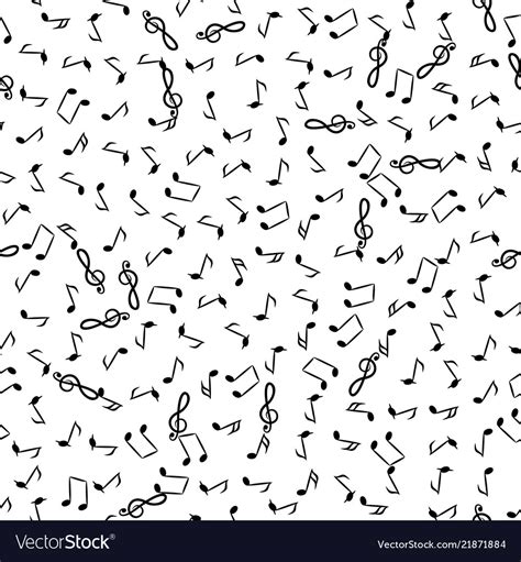 Music notes background Royalty Free Vector Image